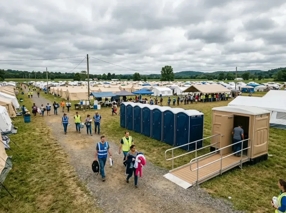 disaster-relief-camp-restrooms-010 — frequently asked questions, Dumpster & Portable Bathrooms Rental in Four Corners, TX